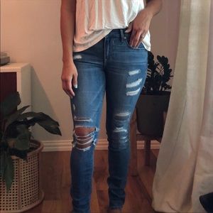 Express Ripped - Mid Rise Legging